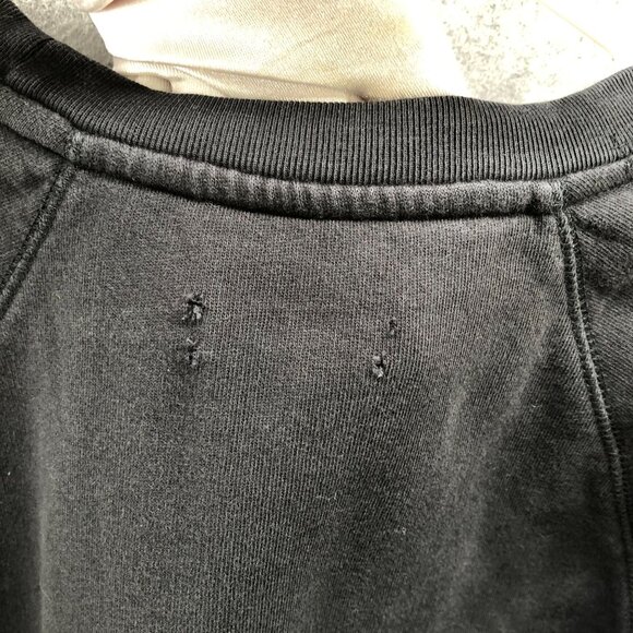 Zadig & Voltaire Black Sweatshirt Womens S Gold Skull Crewneck Pullover - Picture 3 of 9